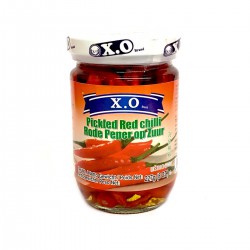 X.O Brand 227g Pickled Red Chilli (Rode Peper Op Zuur)