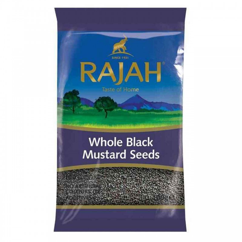 Rajah Seeds 100g Whole Black Mustard Seeds Rajah Seeds 100g Whole Black Mustard Seeds