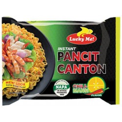 Lucky Me Instant Pancit Canton ChiliMansi Flavour 24x60g £̶9̶.̶9̶9̶ Filipino Chow Mien Yellow Noodles