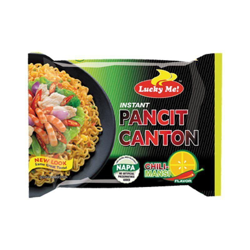 Lucky Me Instant Pancit Canton ChiliMansi Flavour 24x60g £̶9̶.̶9̶9̶ Filipino Chow Mien Yellow Noodles
