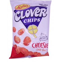 Leslie's 145g Clover Chips Cheesier Corn Snacks