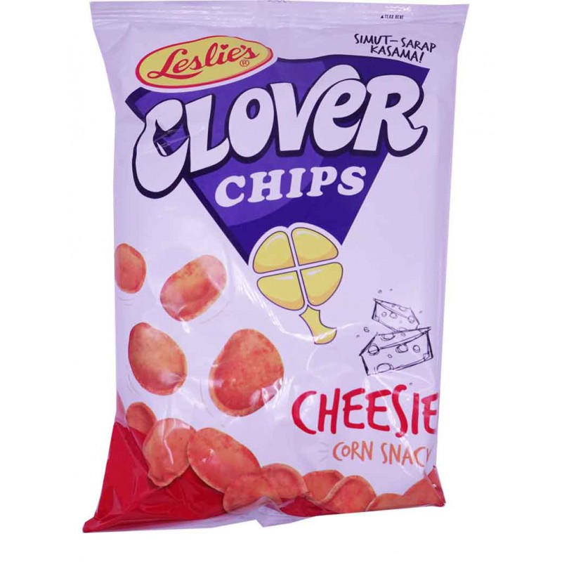 Leslie's 145g Clover Chips Cheesier Corn Snacks