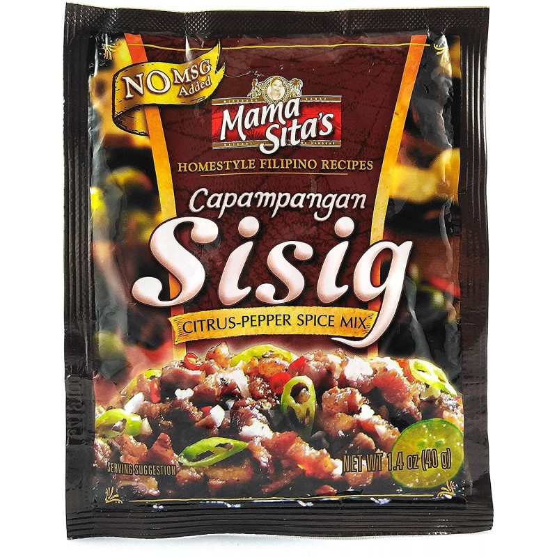 MAMA SITA'S SISIG 40G CITRUS PEPPER SPICE MIX MAMA SITA'S SISIG 40G CITRUS PEPPER SPICE MIX
