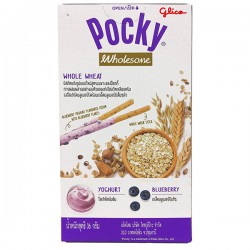 Glico Pocky Whole Wheat Full Case of 10x36g  Blueberry Yoghurt