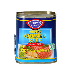 Lady's Choice 340g Chunky Corned Beef - Filipino Style