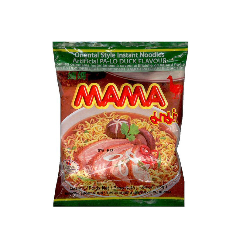 Mama Noodles - 55g Pa-Lo Duck Flavour Thai Yellow Noodles