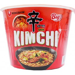 Nongshim Big Bowl Noodles Full Case of 16x 112g Kimchi...