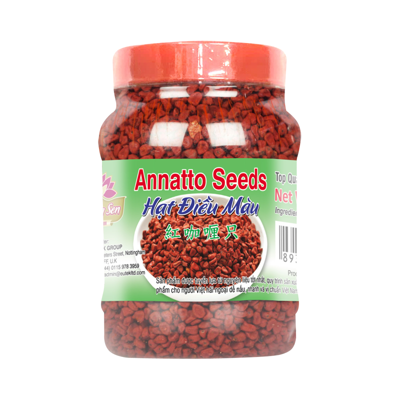 Huong Sen 100g  X 24 Tubs - Red Annatto Seed (Hạt Điều Màu)