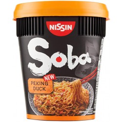 Full Case: Nissin 8 x 87g Peking Duck Soba Noodles (Cups)