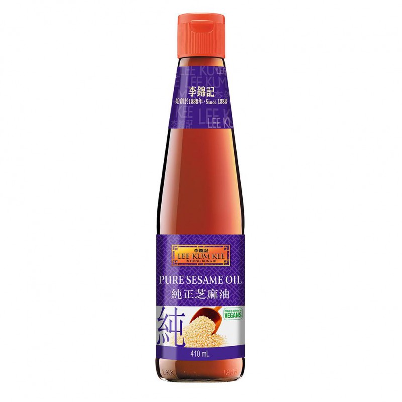 Lee Kum Kee 410mL Pure Sesame Oil (李錦記 純正芝麻油) LKK Sesame Oil Lee Kum Kee 410mL Pure Sesame Oil (李錦記 純正芝麻油) LKK Sesame Oil