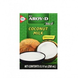 Aroy-D Coconut Milk 250ml Carton