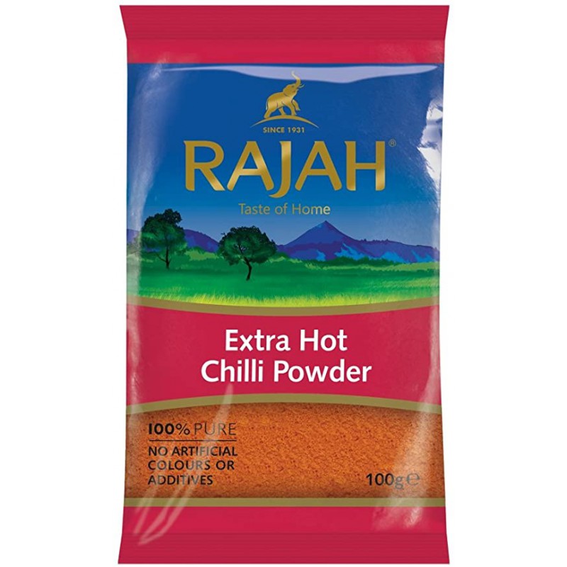 Rajah Extra Hot Chilli Powder 100g Hot Chilli Powder