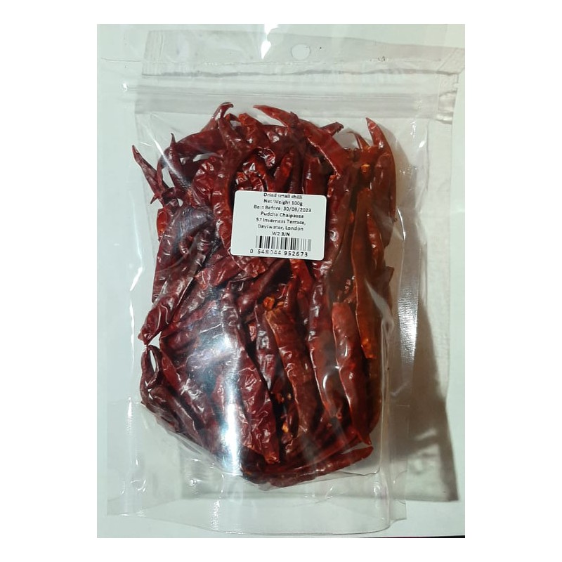 Zing Asia 100g Dried Small Chilli