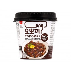 Young Poong Yopokki Cup Black Soybean Jjajang Sauce 120g Topokki Tteokbokki Instant Korean Rice Cakes