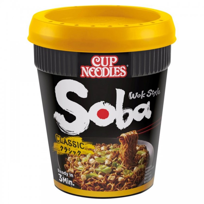New Cup - Nissin Noodles Soba Cup Noodles 87g Wok Style Classic Flavour Instant Cup Noodle New Cup - Nissin Noodles Soba Cup Noodles 87g Wok Style Classic Flavour Instant Cup Noodle