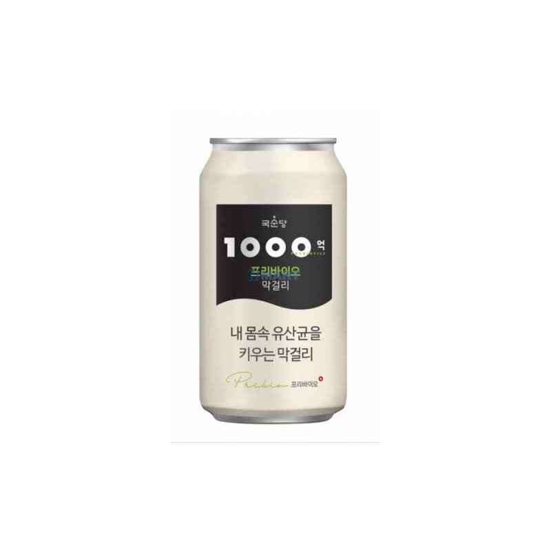 Kuksoodang Pre-Bio Rice-based Alcoholic Drink 350ml 5.0% Alc vol Korean Makgeolli