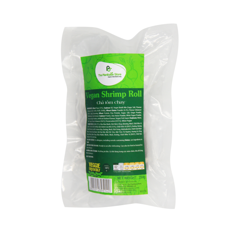 The Plantbase Store Vegan Shrimp Roll 250g Chả Tôm Chay Vegan Shrimp Roll The Plantbase Store Vegan Shrimp Roll 250g Chả Tôm Chay Vegan Shrimp Roll