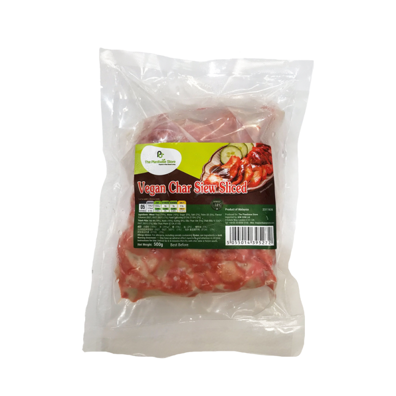 The Plantbase Store Vegan Char Siew Sliced 500g Frozen Sliced Vegan Pork Char Siu The Plantbase Store Vegan Char Siew Sliced 500g Frozen Sliced Vegan Pork Char Siu