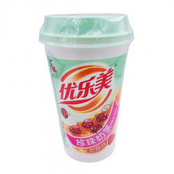 U.Loveit Instant Tapioca Pearl Tea 70g 喜之郎 优乐美珍珠奶茶 草莓味 Strawberry Flavour Bubble Tea Cup