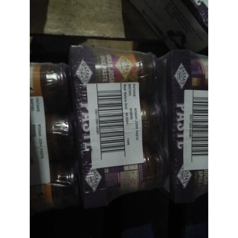 Full Case of 6x Patak's Rogan Josh Spice Paste (Vegan & Gluten Free) 283g Rogan Josh Spice Paste (Vegan & Gluten Free) Full Case of 6x Patak's Rogan Josh Spice Paste (Vegan & Gluten Free) 283g Rogan Josh Spice Paste (Vegan & Gluten Free)