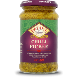 Patak's 283g Chilli Pickle - Hot & Tangy (Gluten Free & Vegan Friendly)