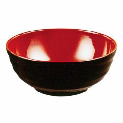 R&B Udon Bowl 200*88MM Black And Red Udon Bowl