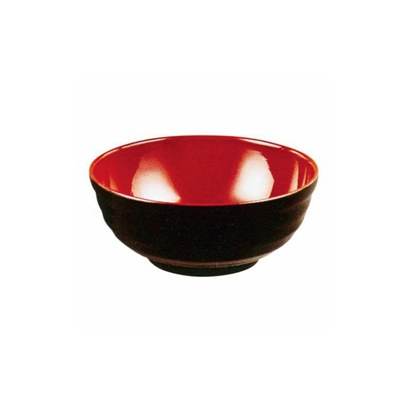 R&B Udon Bowl 200*88MM Black And Red Udon Bowl