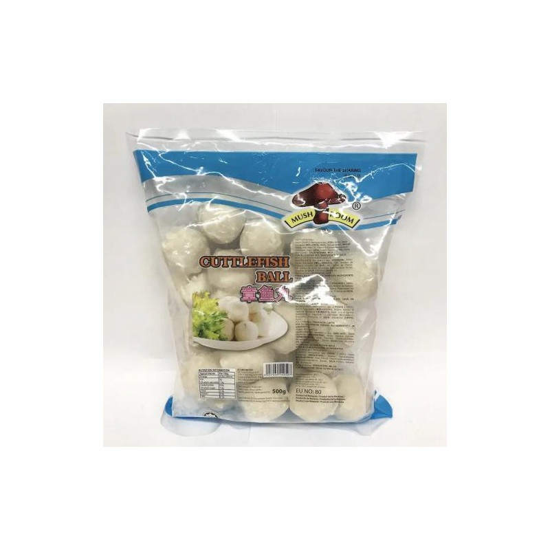 Mushroom Brand 500g Frozen Cuttlefish Balls