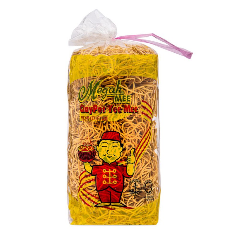 Megah Mee Claypot Yee Mee Noodles 375g (瓦煲伊府麺) Claypot Yee Mee Noodles Megah Mee Claypot Yee Mee Noodles 375g (瓦煲伊府麺) Claypot Yee Mee Noodles