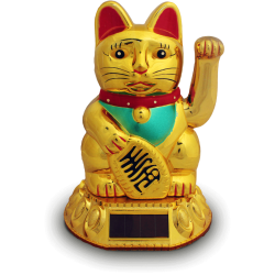 Meilongyu Chinese Lucky Solar Cat (20cm)