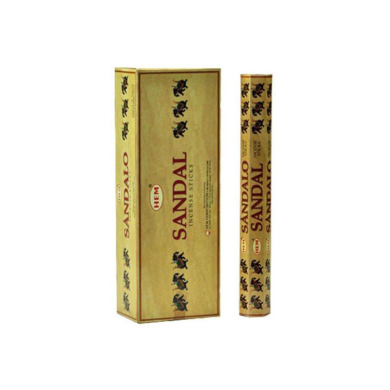 Full Case: 6 x HEM Sandal Incense Sticks (20 Sticks)