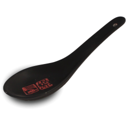 Zing Asia Black Spoon With Chinese Characters