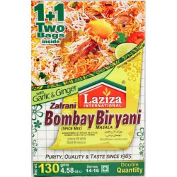 Laziza 130g Zafrani Bombay Biryani Masala With Garlic & Ginger