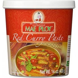 Mae Ploy Red Curry Paste 400g Red Curry Paste BBD 30/03/23 CLEARANCE