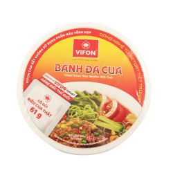 Vifon 125g Banh Da Cua - Instant Brown Rice Noodles With Crab