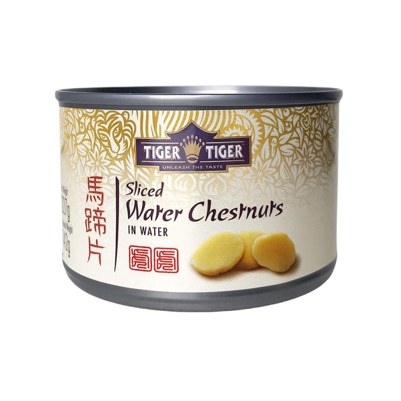 Tiger Tiger Sliced Water Chestnuts 227g Sliced Water Chestnuts Tiger Tiger Sliced Water Chestnuts 227g Sliced Water Chestnuts