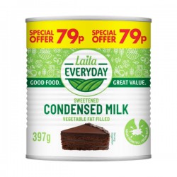 Laila Everyday 397g Sweetened Condensed Milk - Vegetable Fat Filled - Special Offer 79p