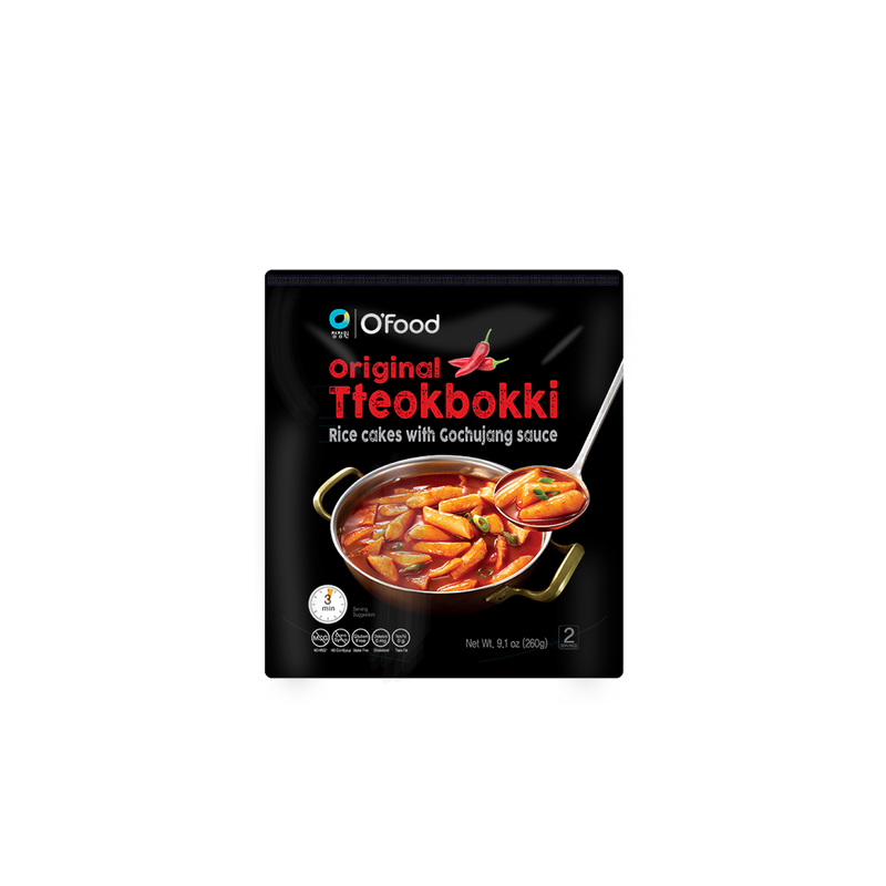 Daesang 260g O'Food Original Tteokbokki - Rice Cakes With Gochujang Sauce (No MSG & Gluten Free)