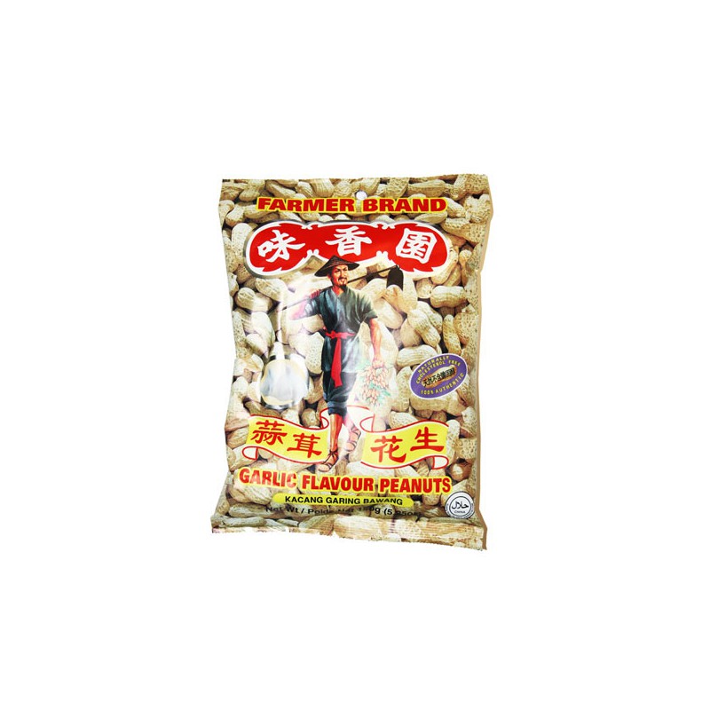 Farmer Brand Roasted Shell on Garlic Flavour Peanuts 150g Roasted Shell on nuts