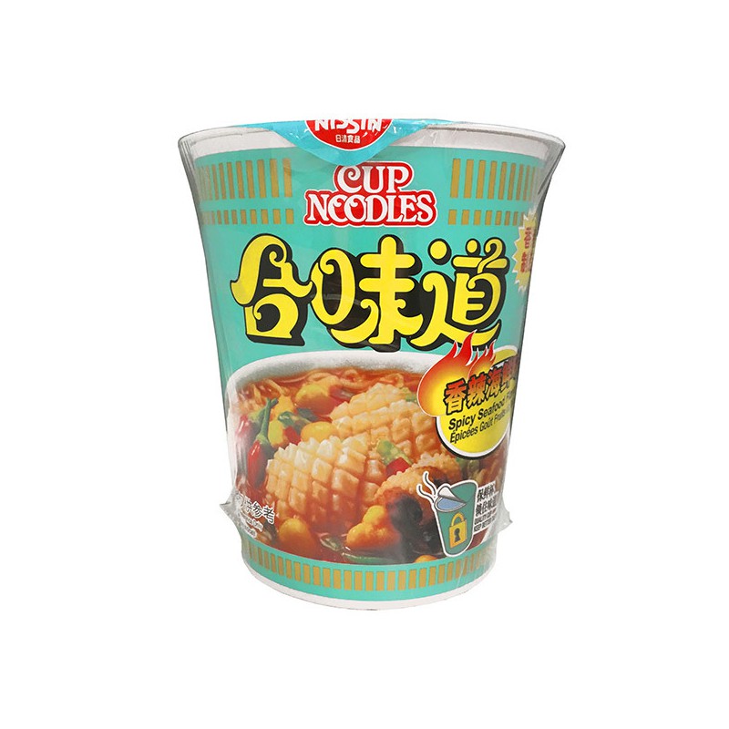 Nissin 72g Cup Noodles - Spicy Seafood Flavour