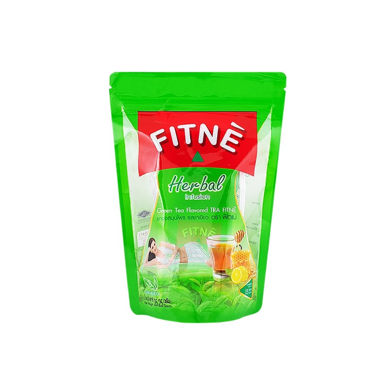 Fitne 35.25g Herbal Infusion - Green Tea Flavored (15 Sachets)