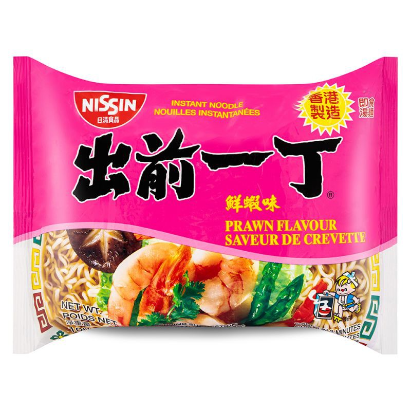 Nissin (HK) 100g Japanese Style Demae Ramen Noodles - Prawn Flavour
