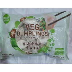 Fresh Asia Foods Bok Choy & Mushroom 450g Frozen Dumplings