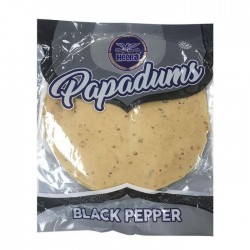 Heera 200g Papadums - Black Pepper