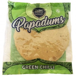 Heera 200g Papadums - Green Chilli