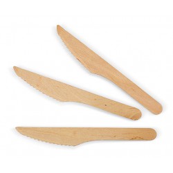 Eco Friend 100pc Wooden Knives