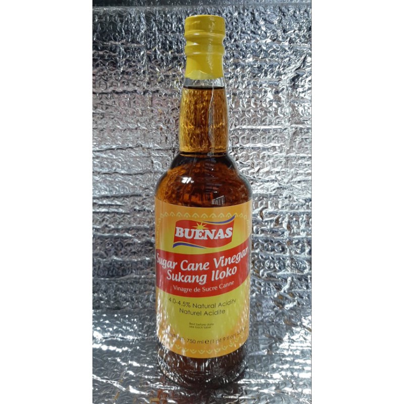 Buenas Sugar Cane Vinegar 750ml Sukang Iloko