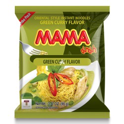 Mama Instant Jumbo Noodles 90g Green Curry Flavour