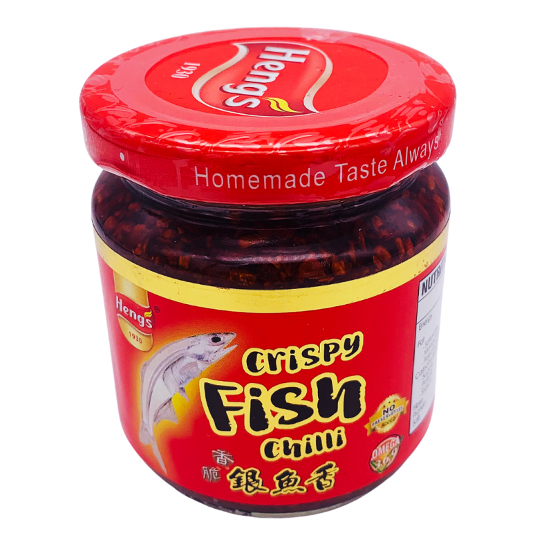 Hengs Crispy Fish Chilli 180g Malaysian Chilli Hengs Crispy Fish Chilli 180g Malaysian Chilli