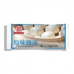 Jia You Liang Yuan Steam Bun Without Filling 400g 8pc 原味饅頭 Mantou Frozen Plain Buns